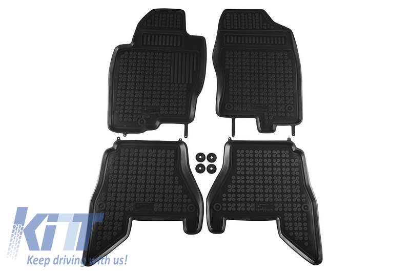 Floor mat black suitable for NISSAN Pathfinder III 2008-2013