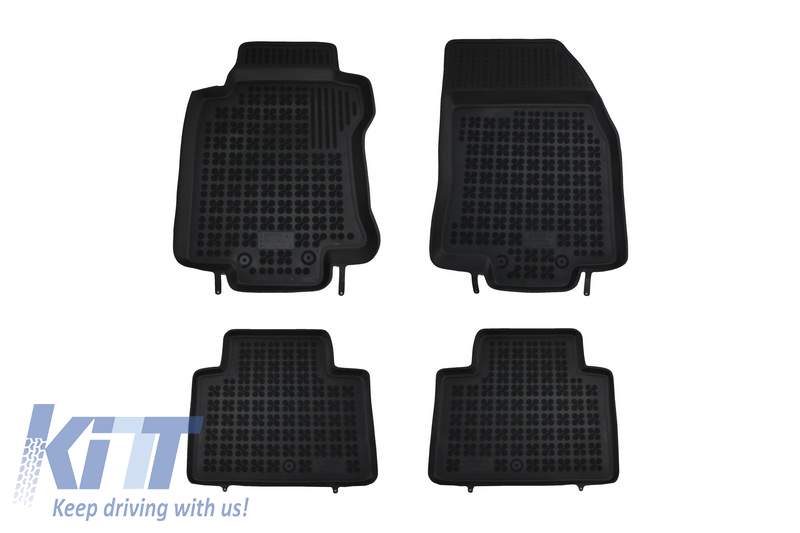 Floor mat black suitable for NISSAN X-Trail III 2013-