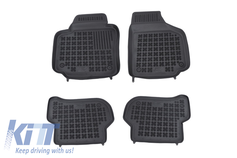Padlószőnyeg fekete, amely alkalmas a Skoda Yeti 2009-- alkalmas a VW Golf Plus 2005-