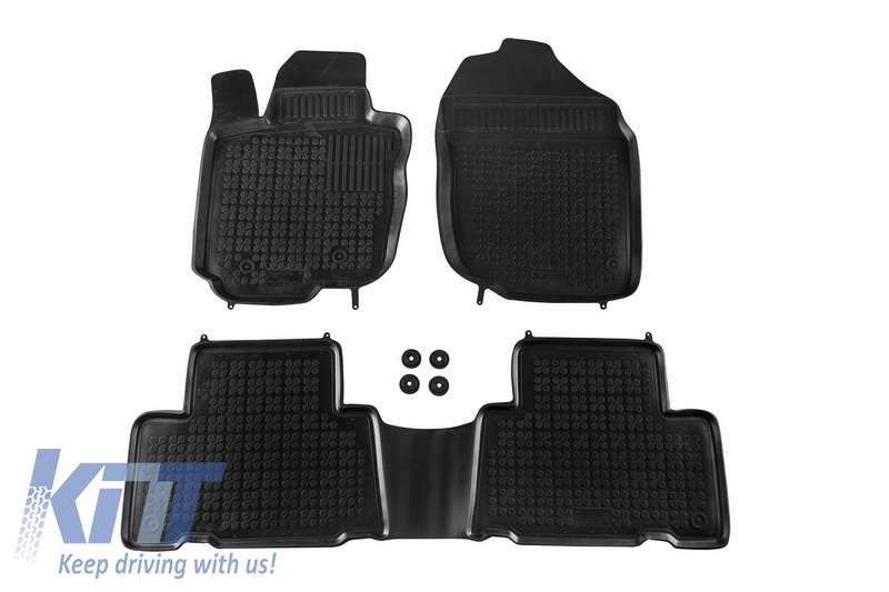 A padlószőnyeg fekete alkalmas a Toyota RAV4 2006-2012-re