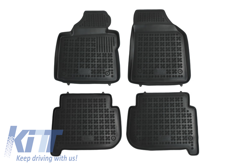 Floor mat black suitable for VW Touran I (2003-2010) Touran II (2010-2015)