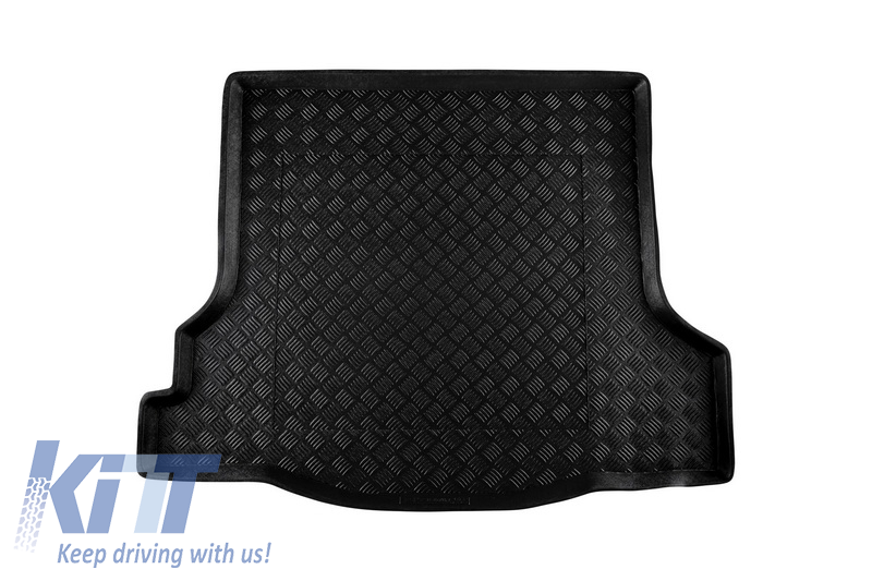 Black Trunk Mat without NonSlip suitable for RENAULT Dacia Logan II (2013-)