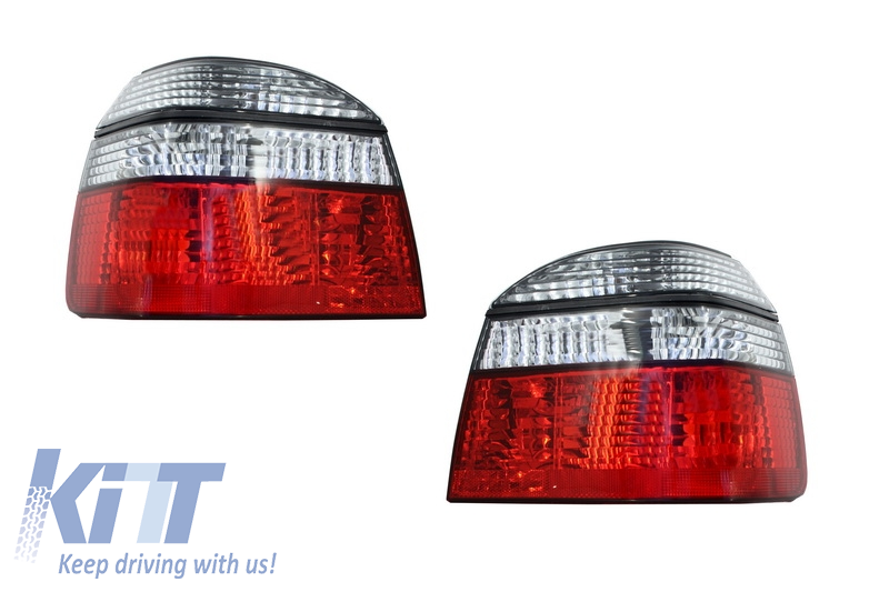 Taillights Lamp suitable for VW Golf 3 III 91-98 Red/Crystal Halogen
