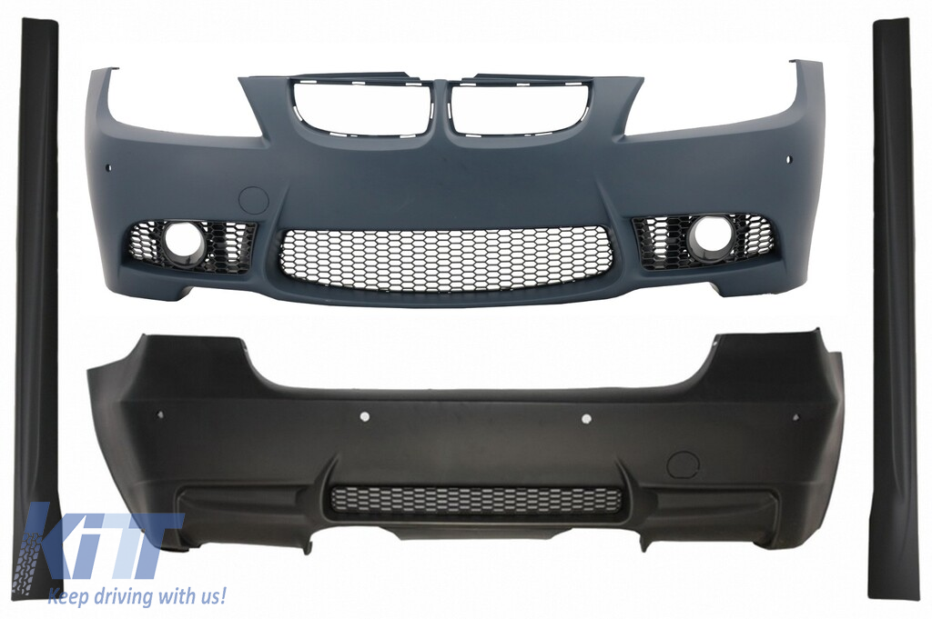 Body Kit suitable for BMW 3er E90 (2004-2008) (Non LCI) M3 Design without Fog Lamps with Side Skirts