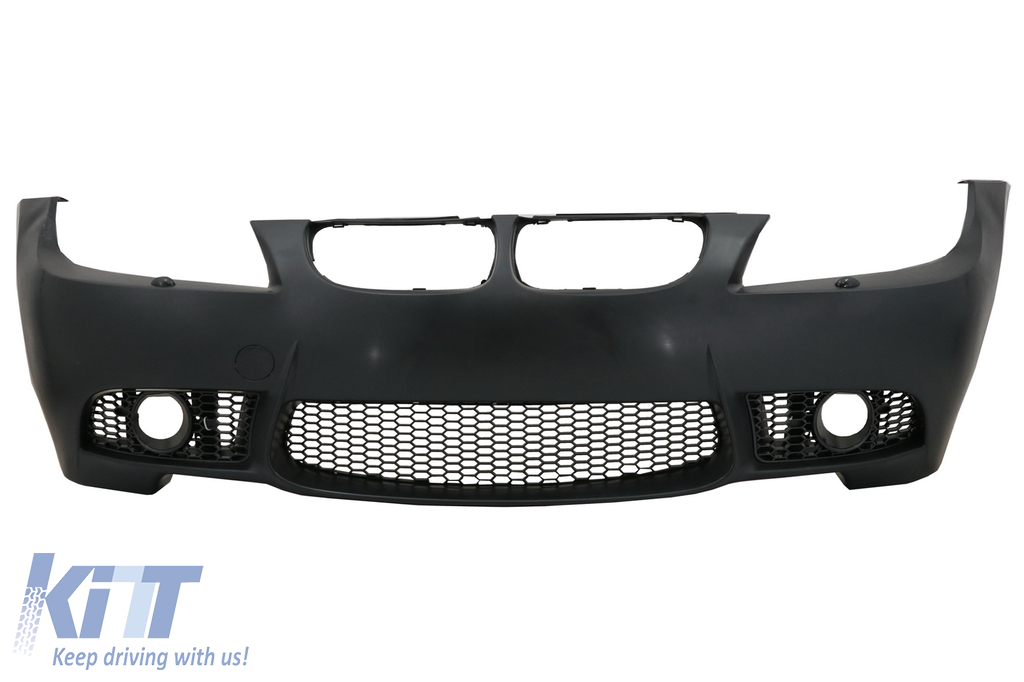 Front Bumper suitable for BMW 3 Series E90 E91 Touring LCI Facelift (2008-2011) M3 Design Without Fog Lights
