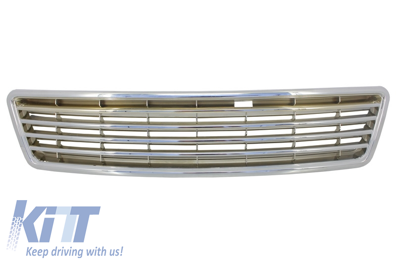 Front Grill suitable for AUDI A6 4B (1997-2003) Silver