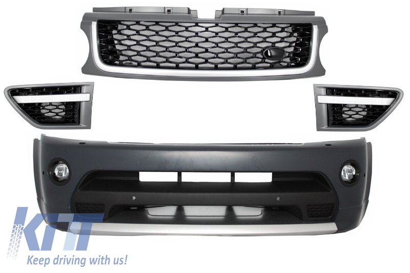 Front Bumper and Front Grilles Assembly suitable for Rover Sport L320 Facelift (2009-2013) Autobiography Design