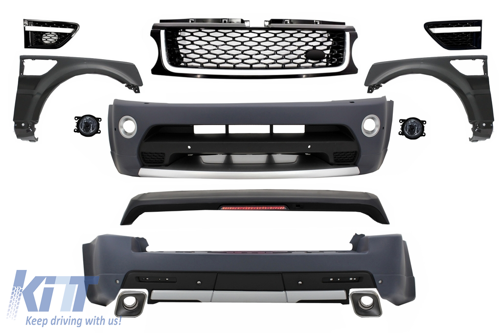 Body Kit with Front Fenders suitable for Land Range Rover Sport L320 Facelift (2009-2013) Autobiography Design