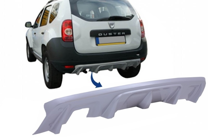 Rear Bumper Skid Plate Protection suitable for DACIA Duster 4x4 / 4x2 (2010-2017)