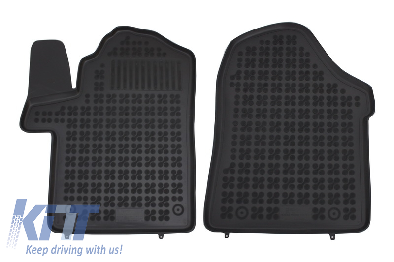 Floor mat black suitable for MERCEDES Viano II suitable for MERCEDES Vito III 2014-