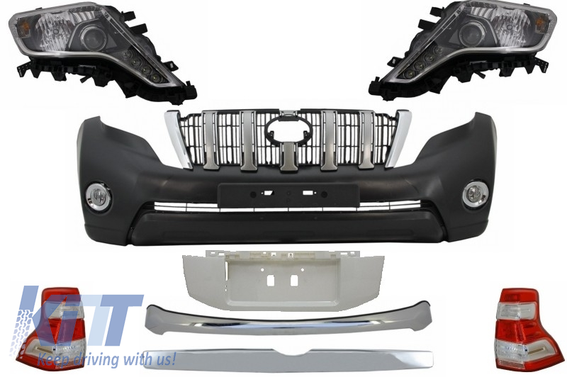 Complete Facelift Conversion Body Kit Assembly 2009+ to 2014+ suitable for TOYOTA Land Cruiser Prado F J150