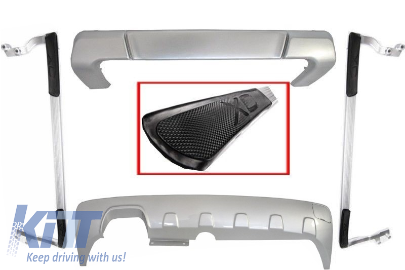 Skid Plates Off Road and Running Boards suitable for VOLVO XC90 (2007-2013) R-Design