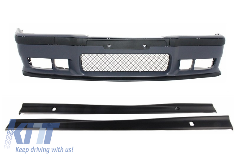 Front Bumper with Side Skirts suitable for BMW 3 Series E36 (1992-1998) M3 Design