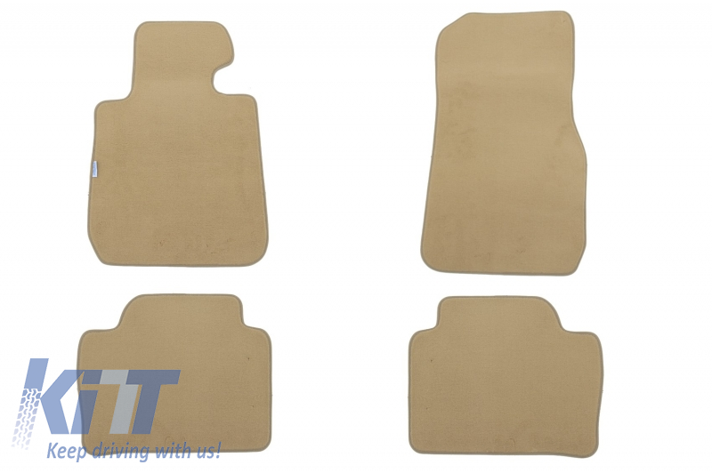 Floor mat Carpet beige  suitable for BMW 3er (F30) 02/2012 / 3er (F31) Touring 09/2012