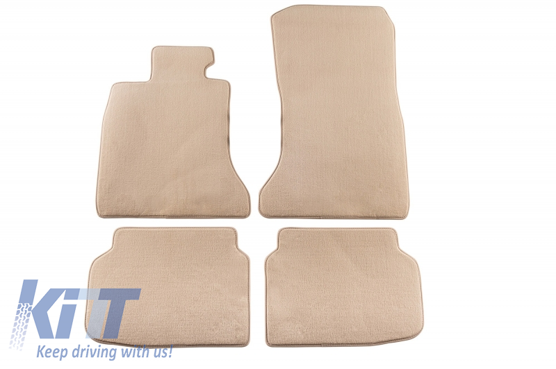 Floor mat Carpet beige suitable for BMW 7 Series (F01) 11/2008-09/2015