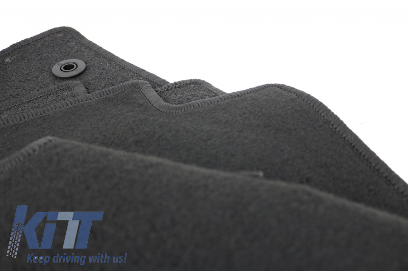 Floor mat Carpet graphite suitable for VW Touran Modell 2007-08/2015 7 seats
