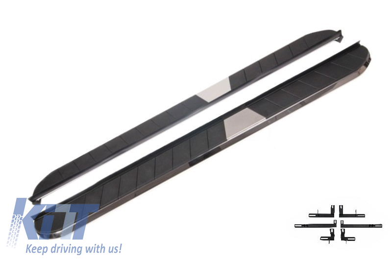 Running Boards Side Steps suitable for Peugeot 4008 (2012-2016) KITT Design