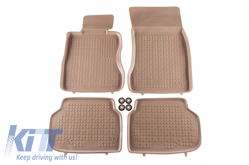 Floor mat Beige suitable for BMW 7 (F01) (2008-2015)