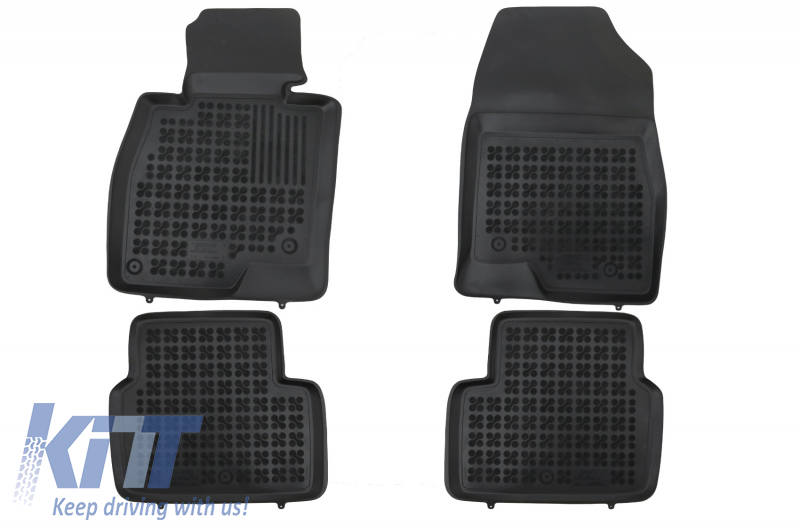 Floor mat rubber suitable for MAZDA 6 Wagon 2013+ Black