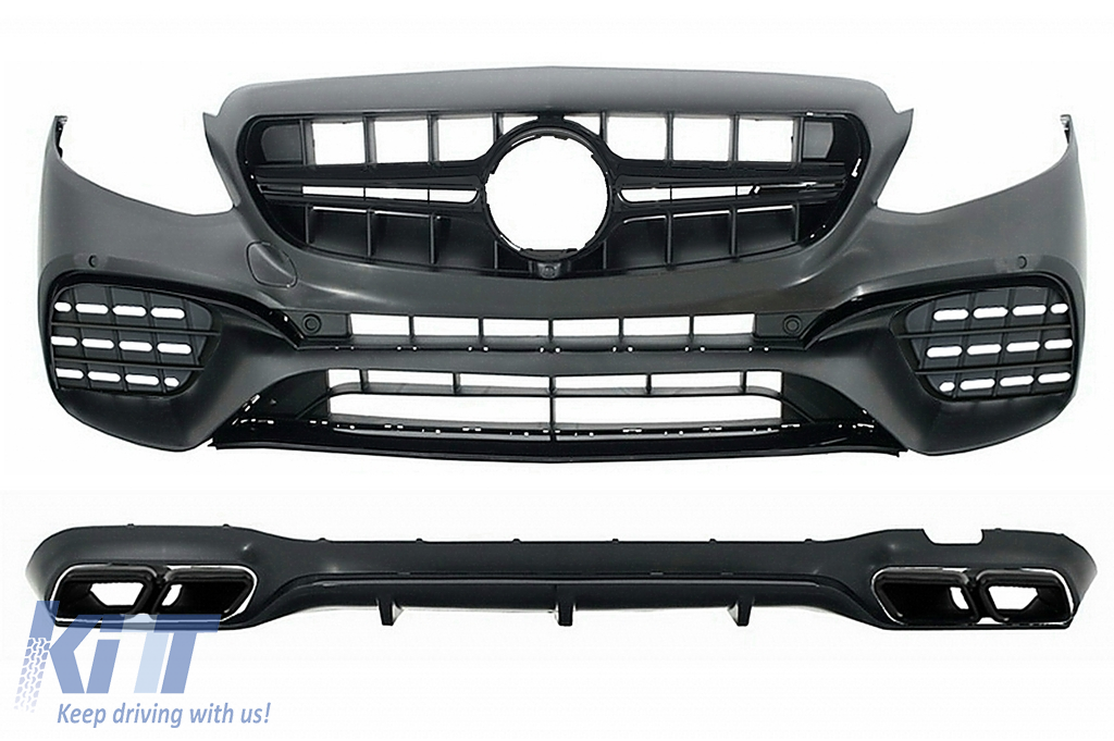 Body Kit Exterior suitable for Mercedes E-Class W213 (2016-2019) E63 Design Exhaust Muffler tips