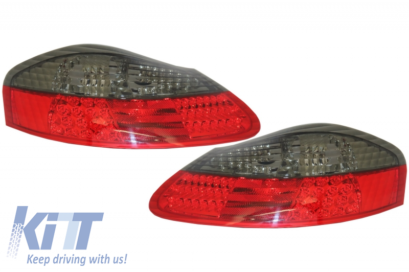 LED Taillights suitable for PORSCHE Boxster 986 (1996-2004) Red Smoke