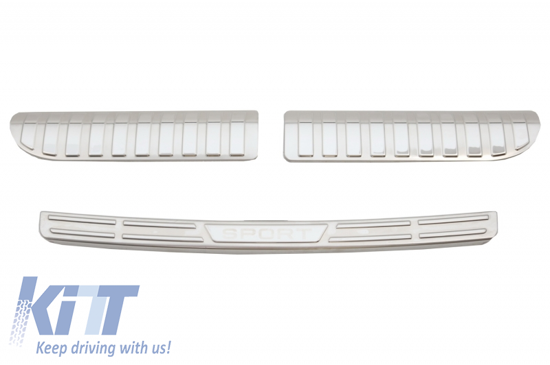 Rear Bumper Protector Sill Plate Foot Plate Aluminum Cover suitable for Range ROVER Sport L494 (L494) (2014-up)