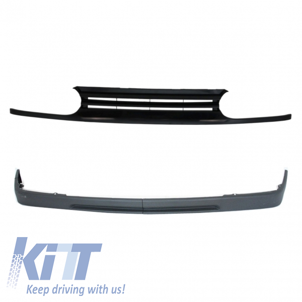 Body Kit Badgeless Front Grille Front Bumper Lip Extension  suitable for VW Golf 3 III (1993-1998) VR6 Design