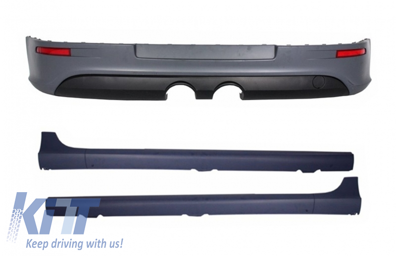 Rear Bumper Extension Side Skirts suitable for VW Golf V (2003-2008) GTI R32 Look