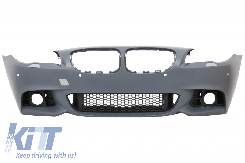 Front Bumper suitable for BMW 5 Series F10 F11 LCI (2014-2017) M-Technik Design Without Fog Lamps