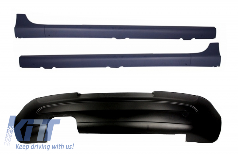 Rear Bumper Extension suitable for VW Golf 5 V (2003-2007) with Side Skirts GTI Edition 30