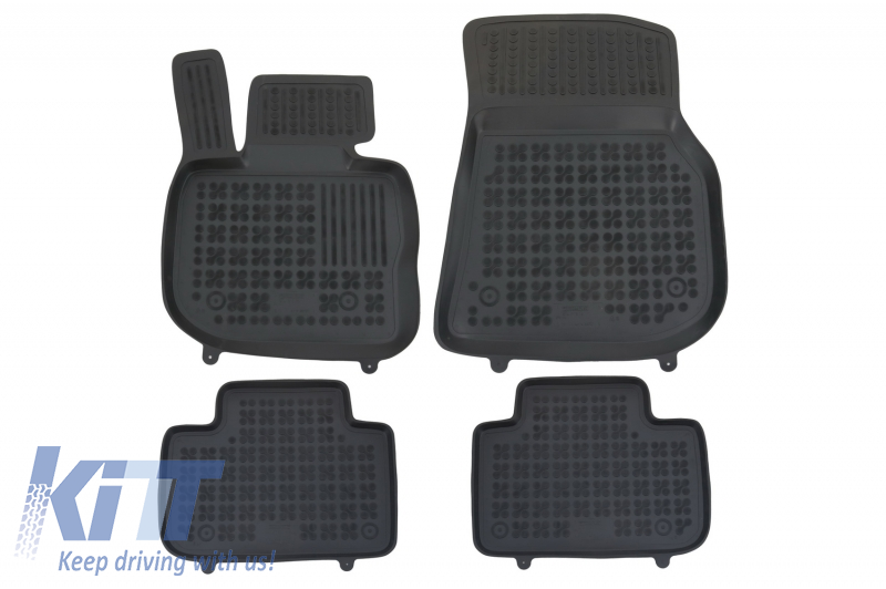 Floor mat Rubber Black suitable for BMW X3 (G01) (2017-Up)