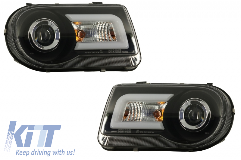 LED Headlights suitable for CHRYSLER 300C (2005-2010) Xenon Look
