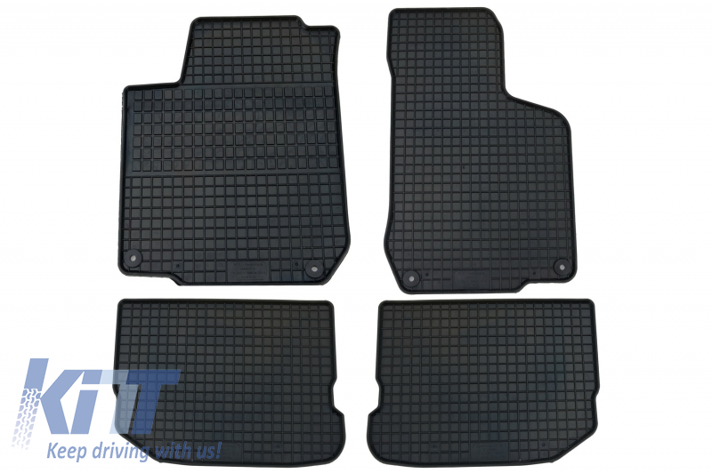 Floor Mat Carpet Graphite suitable for VW Golf IV 1998-08/2003, Beetle 1998-09/2011, Bora 1998-2005