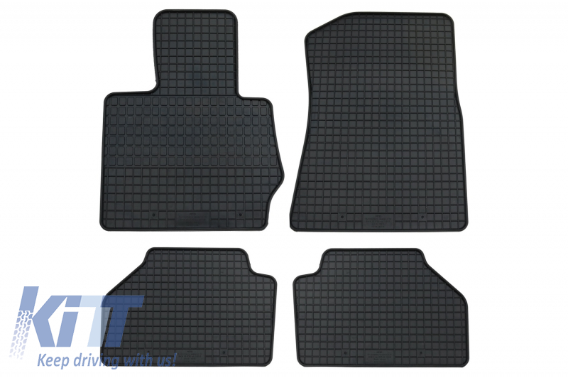 Floor mat Rubber Black suitable for BMW X3 F25 (2011-2017), X4 F26 (2014-2018)