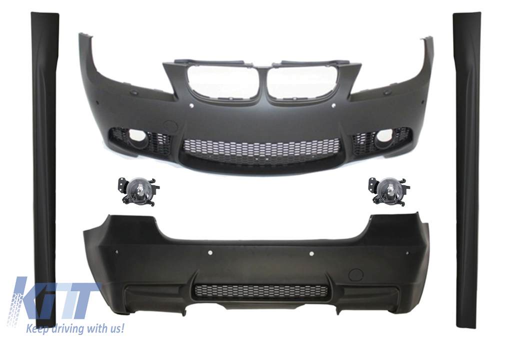 Complete Body Kit suitable for BMW 3 Series E90 LCI Facelift 2008-2011 M3 Design with PDC Fog Lights
