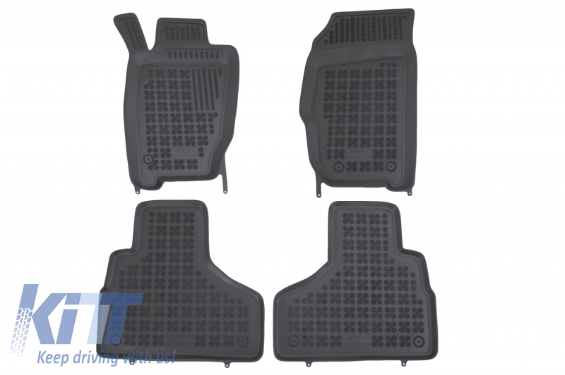 Gumi padlószőnyeg fekete, amely alkalmas Jeep Cherokee KJ-hez (2004-2008), Liberty (2004-2008)