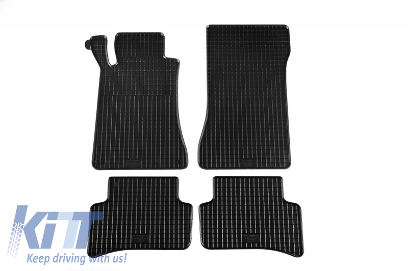 Floor mat black suitable for MERCEDES W203 C-Class 2000-2007