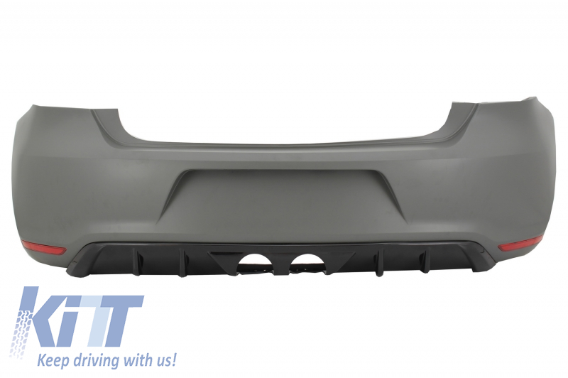 Rear Bumper Suitable for VW Polo 6R (2009-2018) R400 Design Without PDC