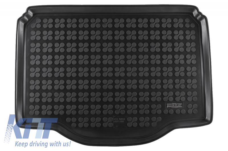 Trunk Mat Black alkalmas Chevrolet Trax (2013-) Opel Mokka (2012-2017) Opel Mokka X (2017-)