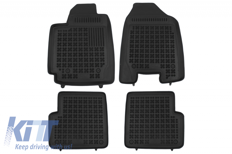 Floor mat Black suitable for Toyota COROLLA IX (E120, E130) 2002 - 2007 with a fire extinguisher