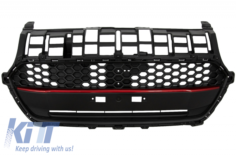 Front Grille suitable for Suzuki Swift ZC33S (2017-up) Black with Red Sport Design