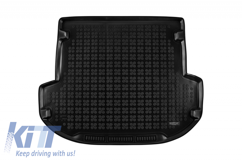 Trunk Mat Black suitable for Hyundai SANTE Fe IV TM 5 seats (2018-) Black