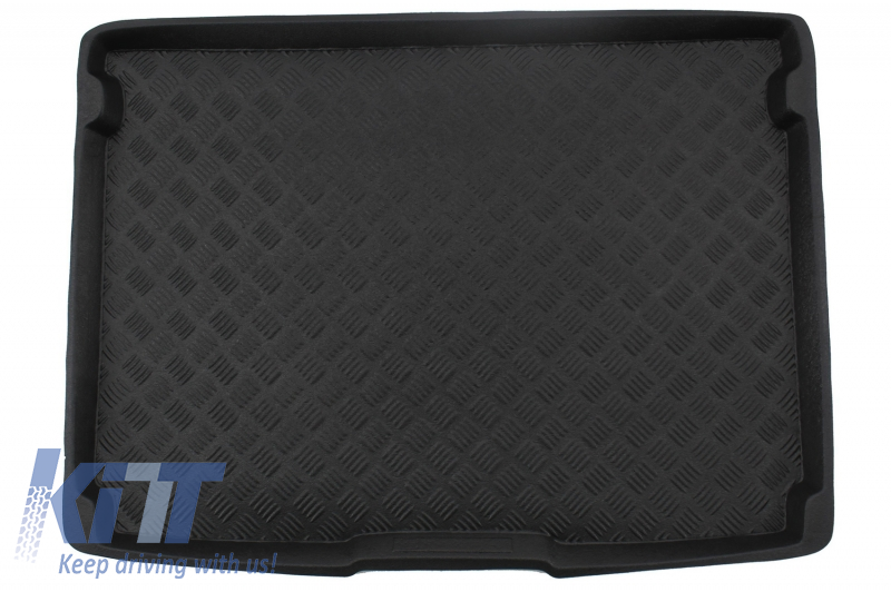 Trunk Mat without NonSlip suitable for Ford Focus IV Hatchback (2018-) version with a regular spare tire