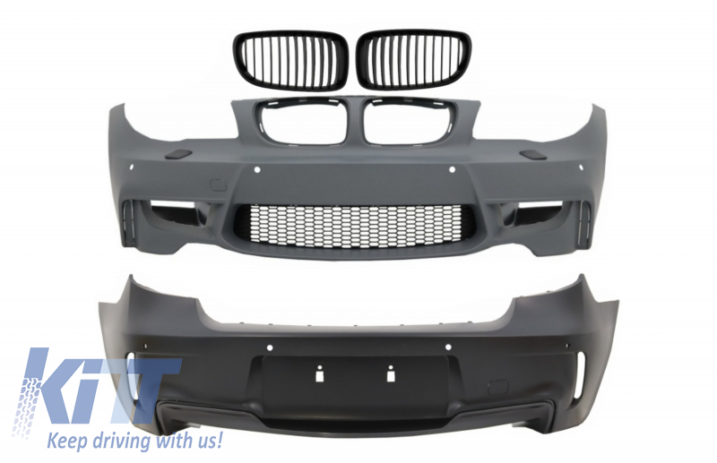 Body Kit suitable for BMW 1 Series E81 E82 E87 E88 (2004-2011) 1M Design With Air Duct Vent and PDC