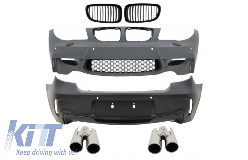 Body Kit suitable for BMW 1 Series E81 E82 E87 E88 (2004-2011) 1M Design With Air Duct Vent