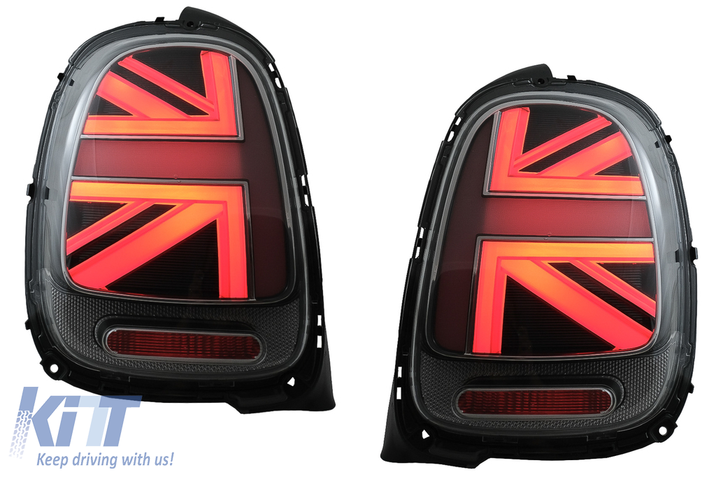 Taillights suitable for MINI ONE F55 F56 F57 3D 5D Convertible (2014-2018) JCW Design Red Smoke