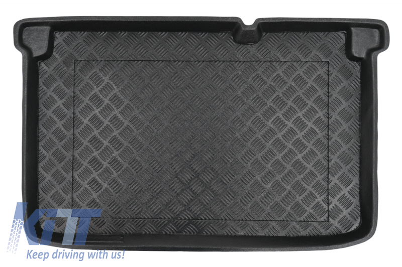 A csomagtartó szőnyeg nem slip nélkül, amely alkalmas az Opel Corsa D (2006-2014) Corsa E (2014-Up) alsó padlójára