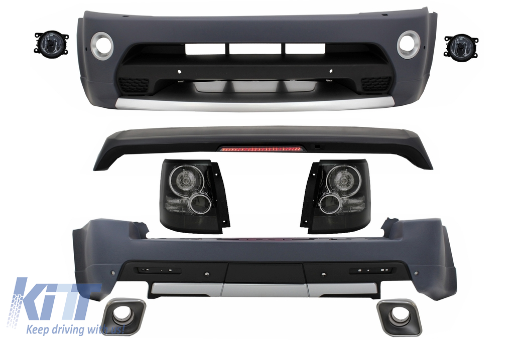 Body Kit with Smoke Taillights suitable for Land Range Rover Sport L320 Facelift (2009-2013) Autobiography Design