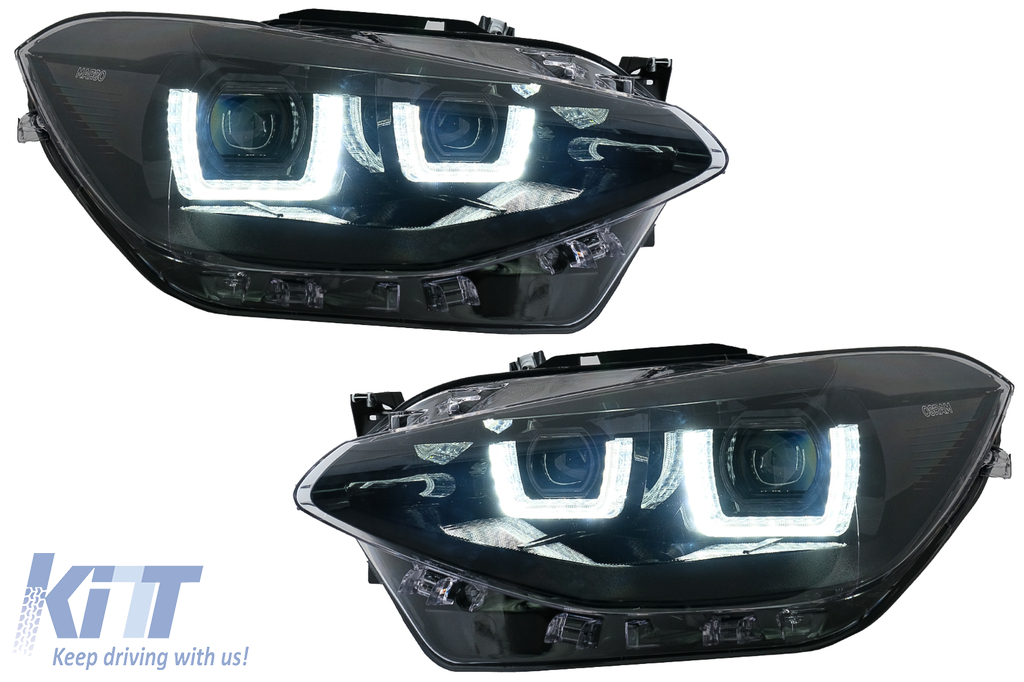 Osram LEDriving Full LED Headlights suitable for BMW 1 Series F20 F21 (06.2011-03.2015) Black