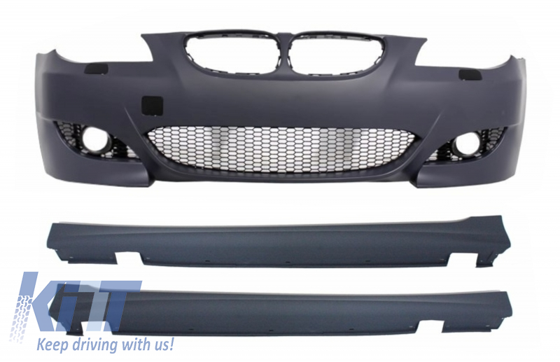 Front Bumper suitable for BMW 5 Series E60 E61 (2003-2010) with Side Skirts M5 Design